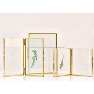 Mini Khung gương trang trí vàng kim loại khung ảnh hiện đại cho trang trí nội thất - Product Image 1