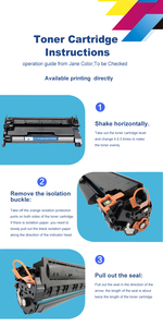 สีเจนใช้ได้กับ CF280A 80A 80X สำหรับ LaserJet Pro 400 M401a DN DW M425dn โทนเนอร์ชิปพลังงานแรงม้า80A P สำหรับการใช้งาน - Product Image 4