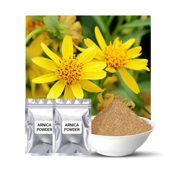 Extracto de hierbas de Arnica Montana, polvo de flores para el crecimiento del cabello y acondicionamiento del cabello, fabricante indio