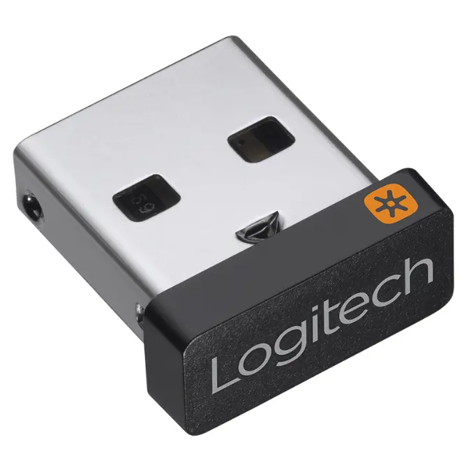 Receptor unificador USB original Logitech, receptor Nano y de 6 canales para ratón y teclado inalámbricos Logitech