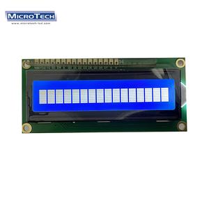 1601A dot matrix COB interfaccia MPU a 8 bit 16X1 caratteri STN blu negativo monocromatico MPU modulo display LCD - Product Image 3