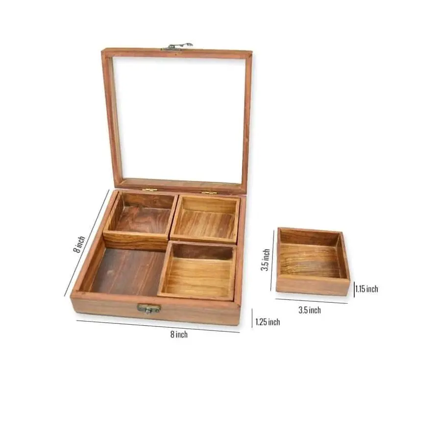 फैंसी लकड़ी के बॉक्स प्राकृतिक रंग कस्टम उपहार बॉक्स पारदर्शी ढक्कन के साथ लकड़ी पैकेजिंग बॉक्स के लिए अनुकूलित आकार और कम कीमत