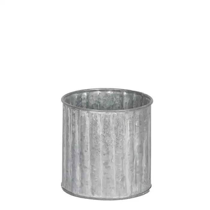Beste Angebote Hochwertiges Zinn metall aus verzinktem Pflanz gefäß für die Garten dekoration Verwendung für Großhandels preise