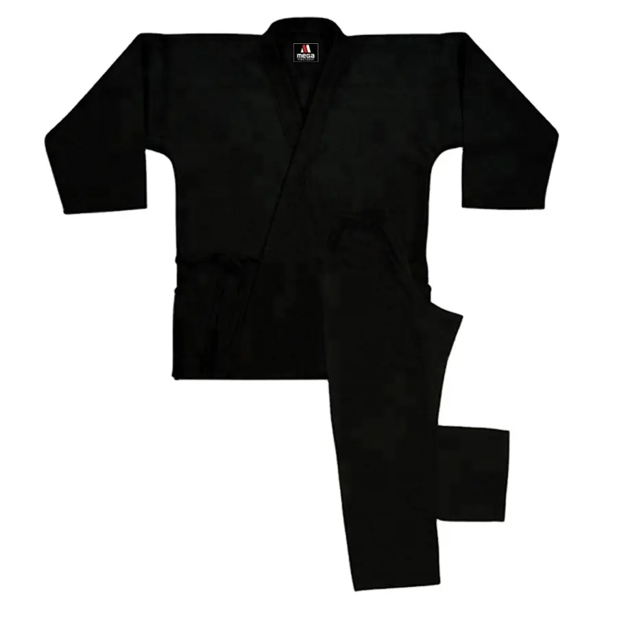 Jiu jitsu brésilien gi avec broderie et patchs de sublimation/blanc bjj gi/bleu couleur bjj gi pour l'entraînement mma