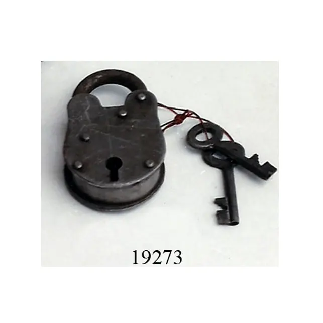 Produttore all'ingrosso blocco Pad in ferro antico Design solido serrature antiche di migliore qualità lucchetto e chiavi in ferro stile Vintage