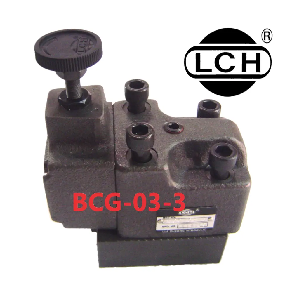 LCH BCG-03-3 Hydraulic Counterbalance Pressure Valve 15-250 kgf/cm2