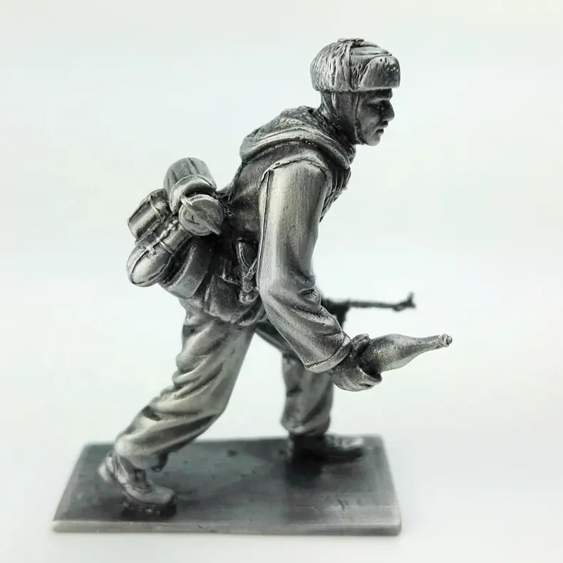 OEM Miniatur Kunststoff Soldat Figur 3D Metall Spielzeug Soldat zu verkaufen