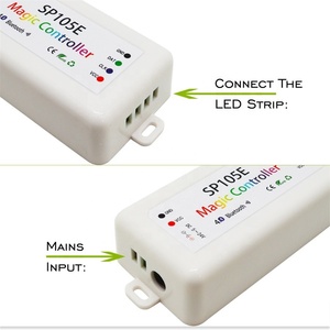 SP105E WS2811 WS2812B светодиодный контроллер SK6812 RGB/RGBW APA102 WS2801 светодиоды Светодиодные полосы DC5V-24V - Product Image 4