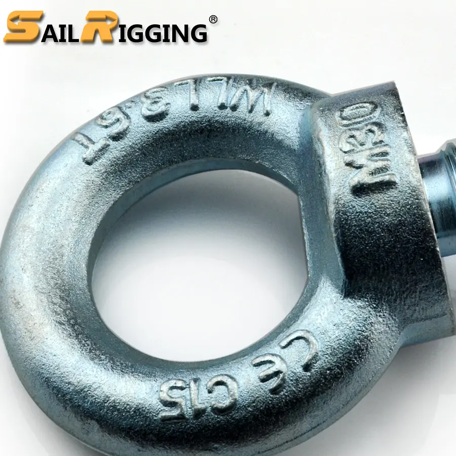 Din580 C15 m4 m6 m8 m10 m12 m 40 m50 m64 Forged Steel Metal Lifting Eyebolt