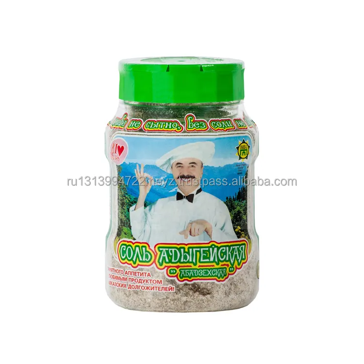 Best quality Adyghe salt for cooking "from Abadzekhskaya" 450g packs  mixed spice pepper salt for sale