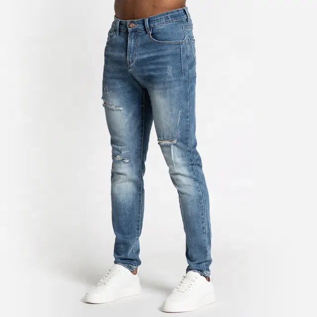 Pantalones vaqueros de moda para hombre, ropa de calle personalizada, jeans geniales, fabricación por Hawk Eye Sports (verificada por PayPal), nueva