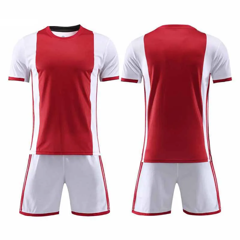 Özelleştirilmiş 2022 futbol formaları ve şort takımı çocuk Boys futbol forması erkekler futbol takımı eğitim takım elbise