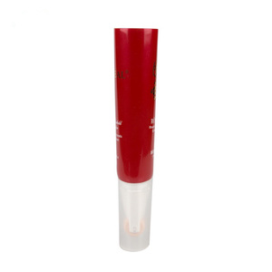 35ml 50ml kozmetik tüp kırmızı ambalaj boş yumuşak squeeze abl tüp geri dönüşümlü oval tüp için sünger aplikatör ile boyun kremi - Product Image 4