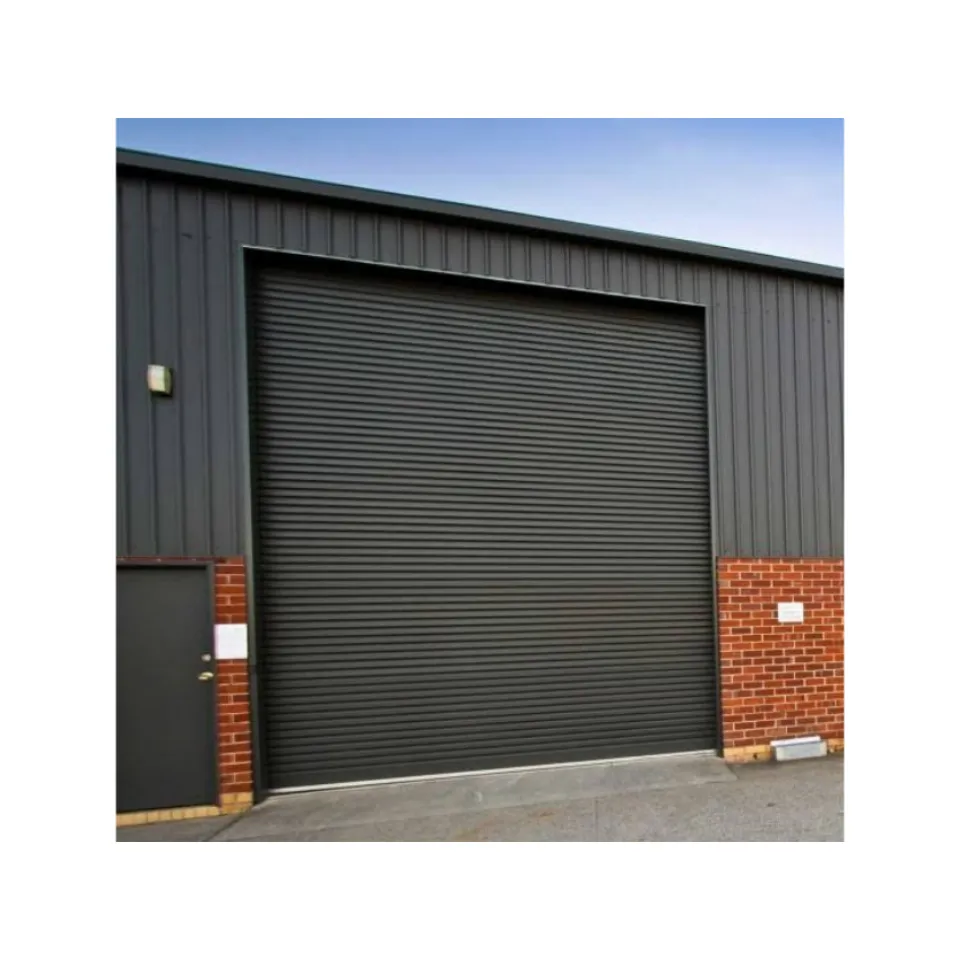 Industrial Exterior & Interior Galvanized Steel Fire Safety Fire Rated Roller Shutter Fire Rolling up Rolling Shutter
