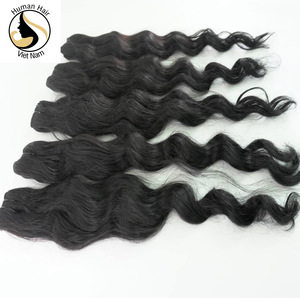 100% Nature, Raw <strong>Remy</strong>, NO Chemical Processing ,Wavy Vietnam Human Hair - Product Image 3