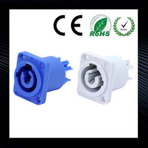 高品质Powercon机箱连接器，250V 20A 3针NAC3MPA-1 NAC3MPB-1 Powercon母插座，用于电源连接