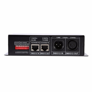 DMX512 декодер выключатели со светодиодным индикатором драйвер RGBW контроллер DMX-512 4 канала декодер контроллер Диммер контроллер для RGBW LED полосы - Product Image 6