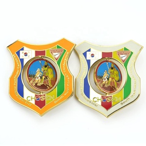 ทำป้ายที่ระลึกโลหะราคาถูกสลักนูนโลโก้2d ที่กำหนดเองหมวกป้าย - Product Image 5