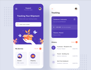 Online Best Courier Delivery App Design | Android Paket zustellung App Entwicklung - Product Image 1