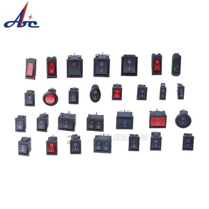 RS404 6A 250 V mini 3 yollu kırmızı ışık güç aracı on/off anahtarı KAYNAK MAKINESİ rocker anahtarı t85 - Product Image 3