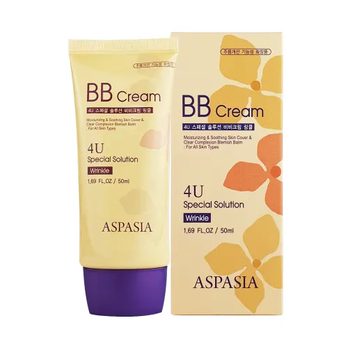 Solução especial anti-rugas natural bb cream, 50ml para todos os tipos de pele