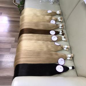 Mcsara Hair Free Sample Cabelo Humano Natural Haar Extensiones De Cabello Double Drawn <strong>Remy</strong> - Product Image 3