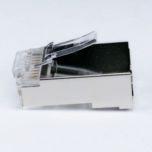 Rj45 fiş Cat6a kolay fiş korumalı STP 1Row tasarım CAT5E RJ45 ağ için Ethernet konnektörleri üzerinden geçmek - Product Image 6