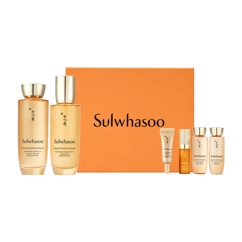 [Korean Cosmetics] Sulwhasoo Concentrated Ginseng Skin Care SET MADE IN KOREA OEM Service