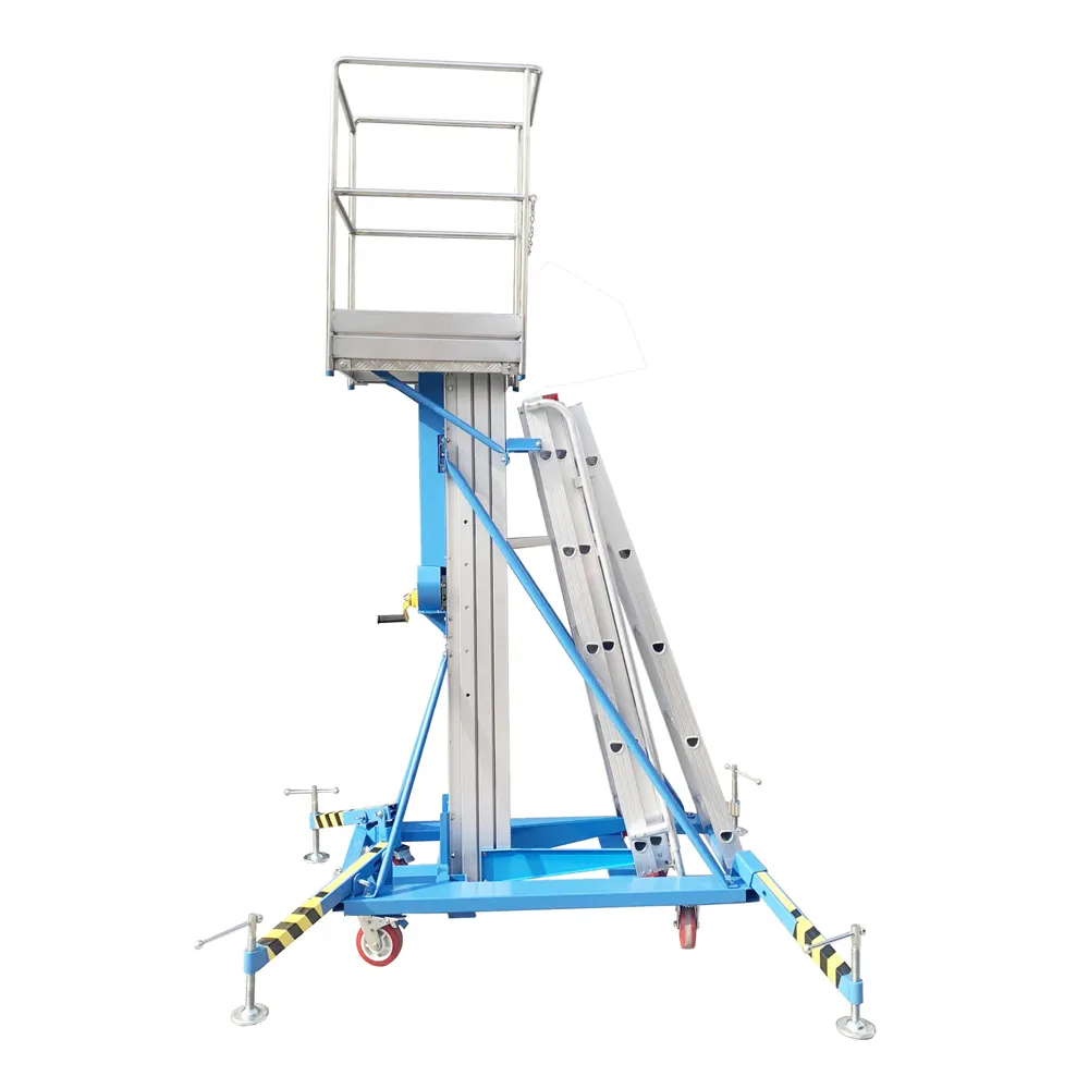 120キロManual Portable Aluminum Platform Ladder