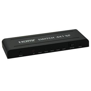 3D 4K <strong>HDMI</strong> <strong>Switch</strong>/Distributor 4x1 <strong>HDMI</strong> Switcher SPDIF Audio <strong>Output</strong> with Remote Power Adapter