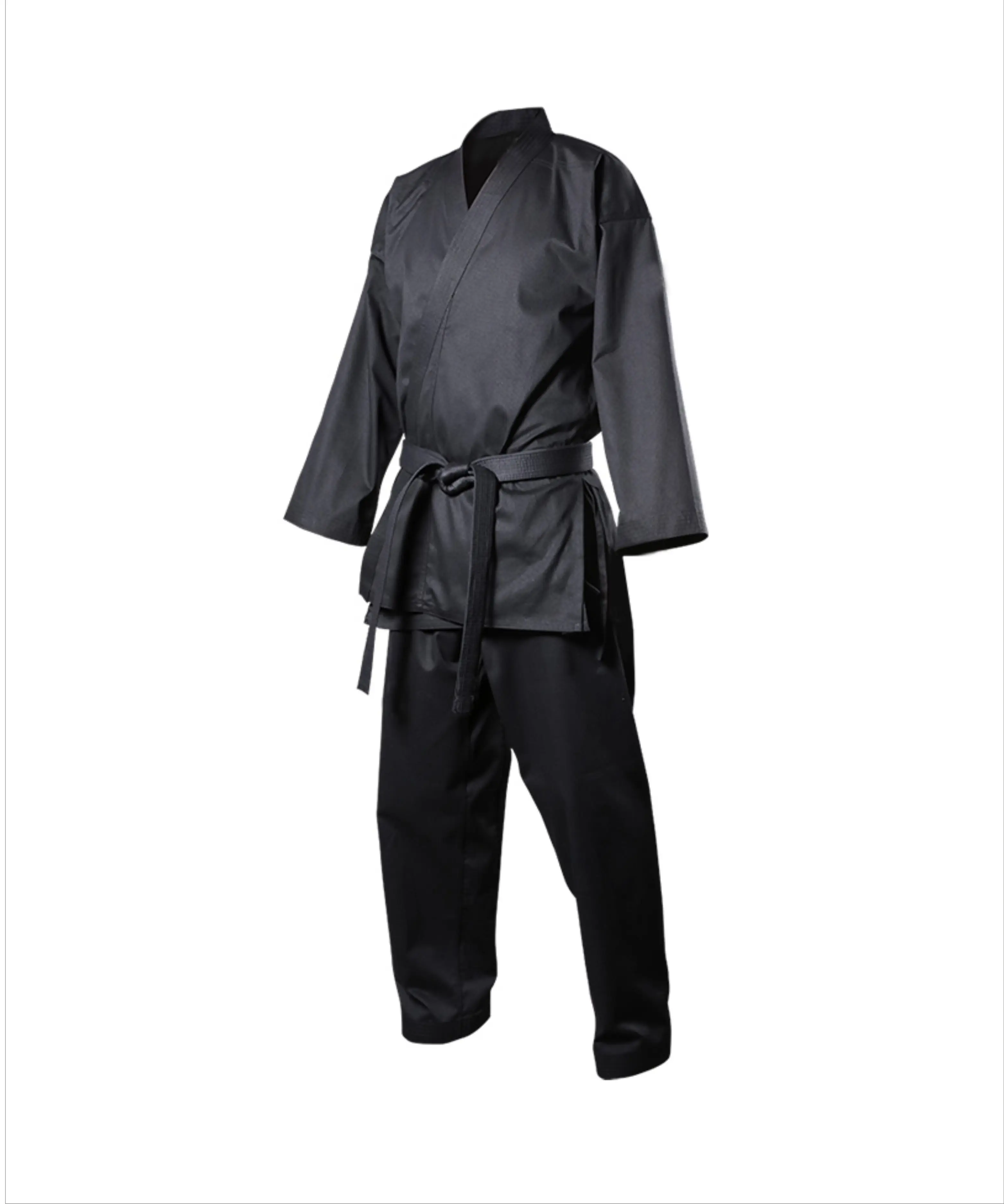 Uniformes de artes marciales personalizados, traje de Karate ligero, parches bordados, pantalones elásticos, alta calidad, OEM, 2023