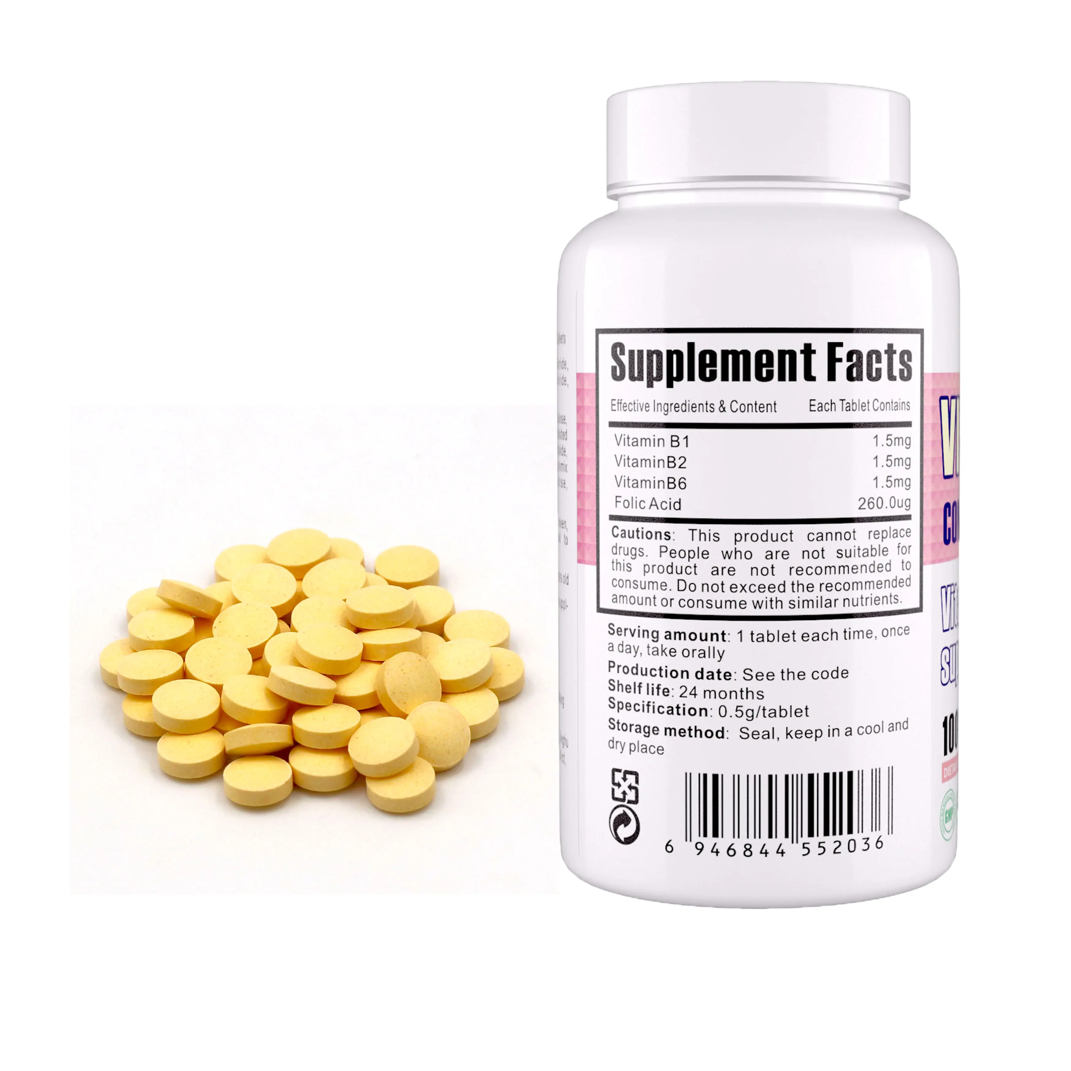 Vitamin B complex Tablet Complex B Supplement Best Selling Price