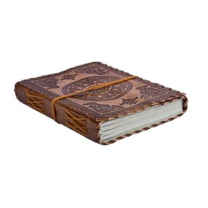 Du Khách Cổ Điển Nhật Ký Máy Tính Xách Tay Tùy Chỉnh In Ấn Logo Loose-Leaf Máy Tính Xách Tay Du Lịch Tạp Chí Thiên Tài Da Máy Tính Xách Tay - Product Image 5