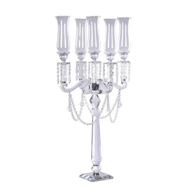 Five Arms Candelabra Candle Stand for Wedding Decoration Purpose Handmade Candle Stand Manufacturer from India at Low Price