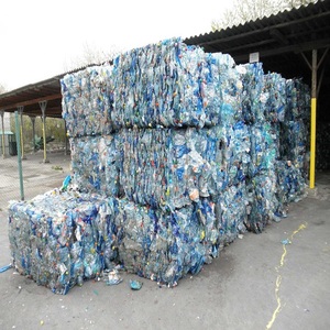Sıcak yıkanmış geri dönüşümlü temizle PET plastik hurda şişeleri 100% kalıp sınıfı için profilleri lifler uygulama PP HDPE PE ABS malzemeler - Product Image 1
