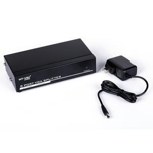 350MHz <strong>VGA</strong> <strong>Splitter</strong> <strong>1</strong> in <strong>2</strong> Out, MT-VIKI 1x2 <strong>1</strong> Computer <strong>2</strong> Monitor + Power Adapter <strong>VGA</strong> <strong>Splitter</strong> - Product Image 2