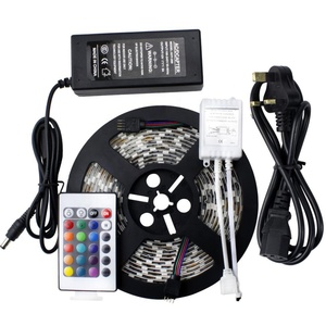 5m 10m 15m WiFiLEDストリップライトRGB防水50502835 DC12V rgbストリングダイオードフレキシブルリボンWiFiコントローラーアダプタープラグ - Product Image 2