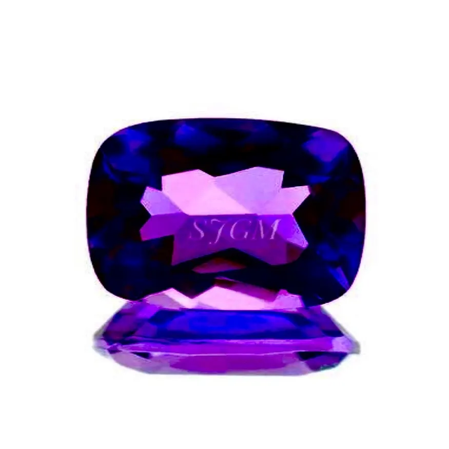 12X16mm Cushion Cut Natural AFRICAN AMETHYST " Wholesale Factory Price High Quality Faceted Loose Gemstone " Per Carat
