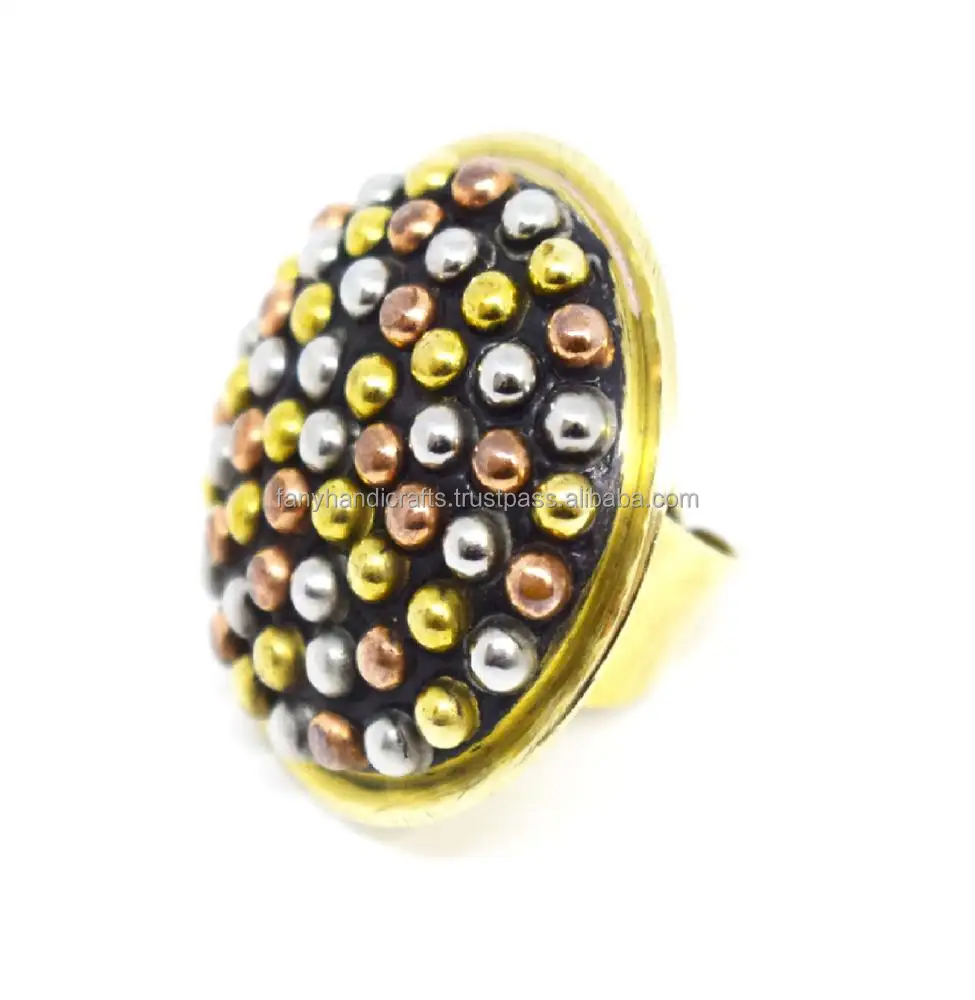 Базовые металлические латунные кольца из драгоценных камней ручной работы, покрытое розовым золотом, кольцо в форме подушки, кольцо на палец, позолоченное металлическое кольцо triton из смолы