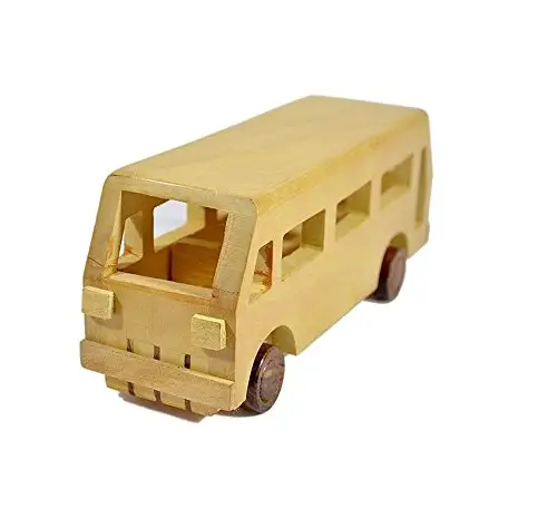 Bus décoratif en bois, jouet pour enfants, voiture de spectacle, pour la maison