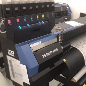 <span class=keywords><strong>1.8</strong></span> metre Ikinci El Mimaki TS300p-1800 süblimasyon yazıcı ile 4 adet iyi durumda panasonic ic kafa