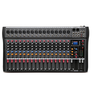 Sahne kullanımı konsolu ses podcast profesyonel ses video mikser dj 6 kanal 8 kanal 12 kanal 16 CH küçük ses mikseri - Product Image 2