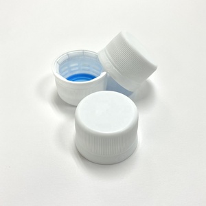 プレーンホワイトPET 2個 (120ローレット) 炭酸飲料用の通常の高さのプラスチックキャップ - Product Image 4