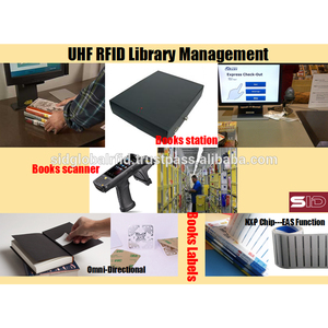 Smart UHF RFID <strong>Library</strong> Management Tracking <strong>System</strong> by SID Global Books Desktop Asset Scanning Labeling Equipment - Product Image 2