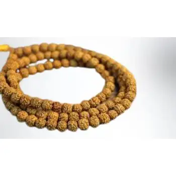 고품질 자연 16 16 Mukhi Rudraksha Japa Mala 제조 공예 수제 제품 인도 2021 Japa mala rudraksh