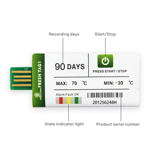 Freshliance Usb Disposable <strong>Temperature</strong> <strong>Data</strong> <strong>Logger</strong> <strong>Temperature</strong> <strong>Loggers</strong> Disposable - Product Image 3