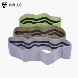 Venta al por mayor 2024 logotipo personalizado impreso yoga gimnasio ejercicio fitness bandas de bucle para piernas glúteos botín cadera tela resistencia - Product Image 2