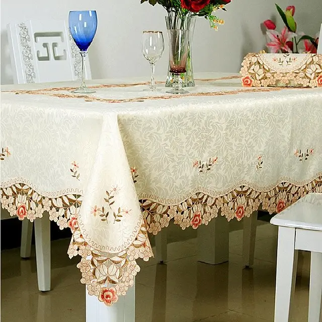 Hand made cotton linen table cloth for dinning Organic Cotton GOTS Certified