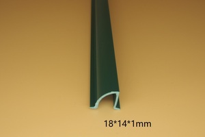 โปรไฟล์พลาสติก PVC/abs ที่มีคุณภาพสูงแบบแข็งอ่อนรูปตัว U 18*14*1แถบหน้าต่างอาคารกลางแจ้ง - Product Image 4
