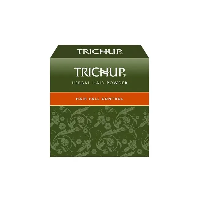 Trichup-مسحوق أعشاب الشعر, يُقوي جذور الشعر ويمنع قشرة الرأس ويجعل الشعر حريري صحي